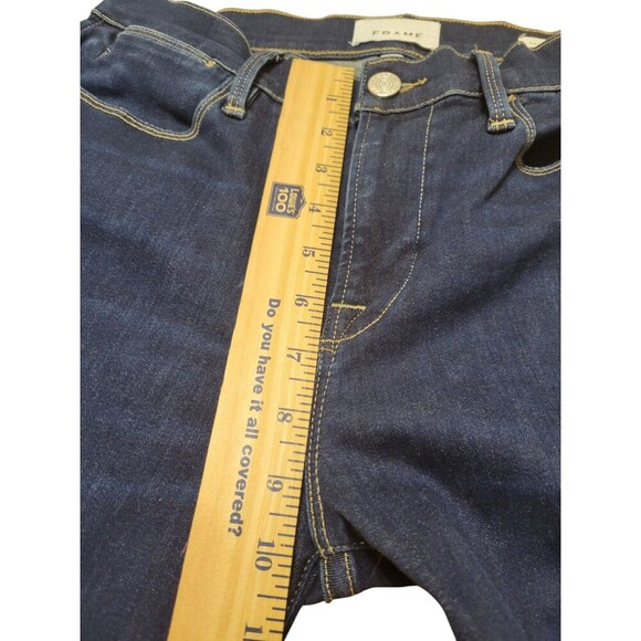 Frame Le High Skinny Crop Jeans Women’s Size 29 Blue Denim Stretch G3.7 - Picture 10 of 11